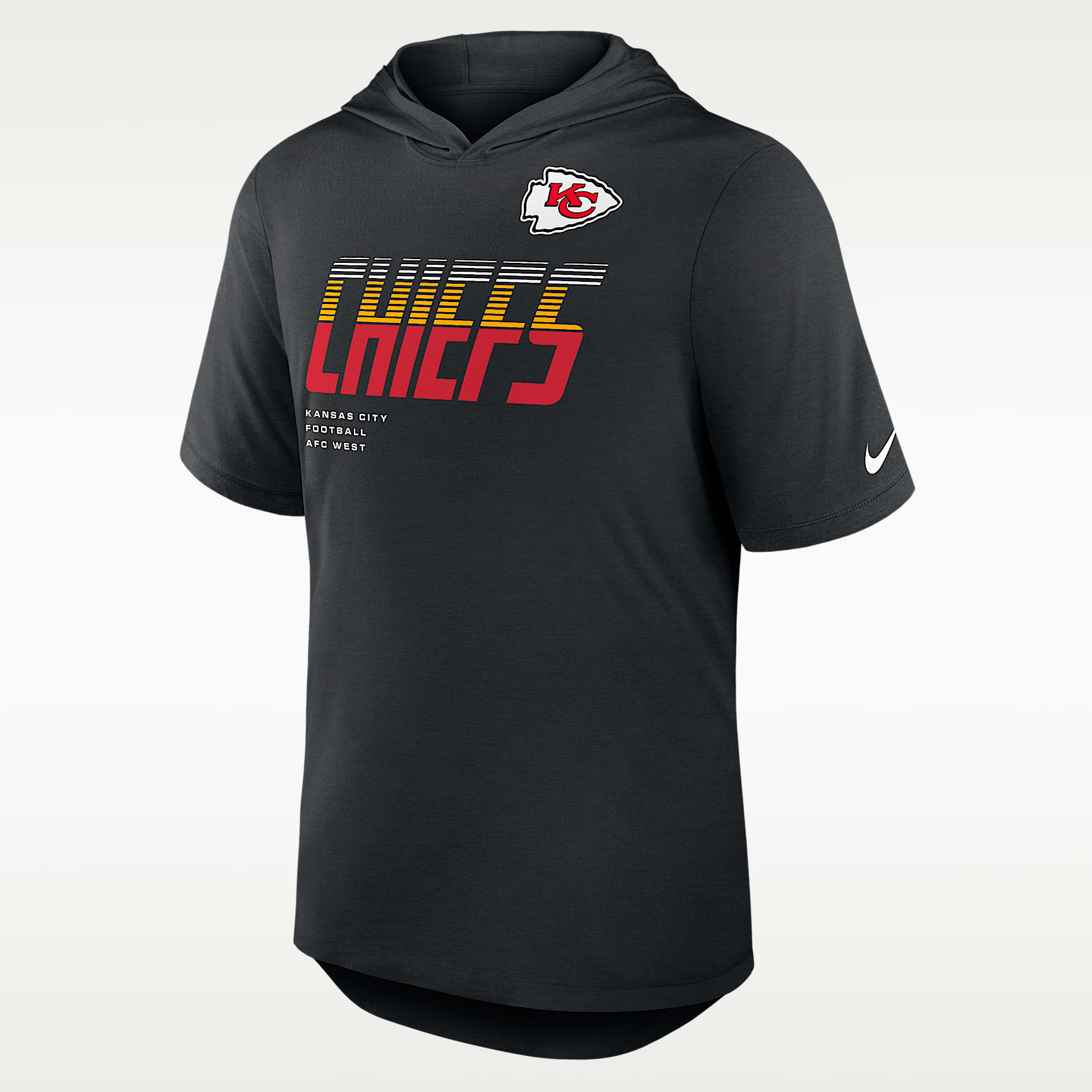 Kansas City Chiefs Men's Nike Dri-FIT NFL Hooded T-Shirt. Nike.com